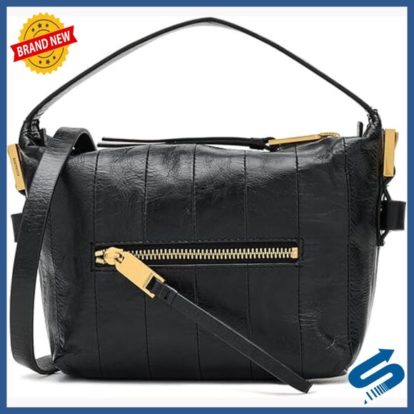 Leather Crossbody Shoulder Bag One Size Modern Versatile Everyday Carry